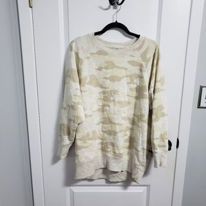 AMERICAN EAGLE AERIE Camo Sweater Sweatshirt